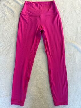 Lululemon Fast and Free High Rise Tight 25 Pink Leggings Size 6